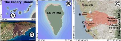 Coastal carbonate system variability along an active lava–seawater interface